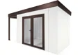 GARDEON® House with double panoramatic door & left carport
