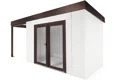 GARDEON® House with double panoramatic door & left carport