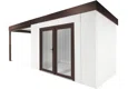 GARDEON® House with double panoramatic door & left carport