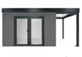 GARDEON® House with double panoramatic door & right carport