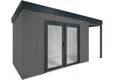 GARDEON® House with double panoramatic door & right carport