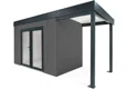 GARDEON® House with double panoramatic door & right carport