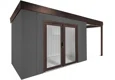 GARDEON® House with double panoramatic door & right carport