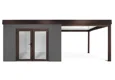 GARDEON® House with double panoramatic door & right carport