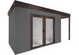 GARDEON® House with double panoramatic door & right carport