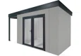 GARDEON® House with double panoramatic door & right carport