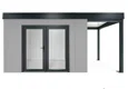 GARDEON® House with double panoramatic door & right carport