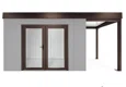GARDEON® House with double panoramatic door & right carport