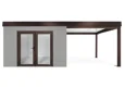 GARDEON® House with double panoramatic door & right carport
