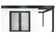 GARDEON® House with double panoramatic door & right carport