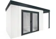 GARDEON® House with double panoramatic door & right carport