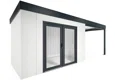 GARDEON® House with double panoramatic door & right carport