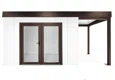GARDEON® House with double panoramatic door & right carport