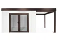 GARDEON® House with double panoramatic door & right carport