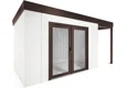 GARDEON® House with double panoramatic door & right carport