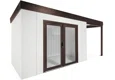 GARDEON® House with double panoramatic door & right carport
