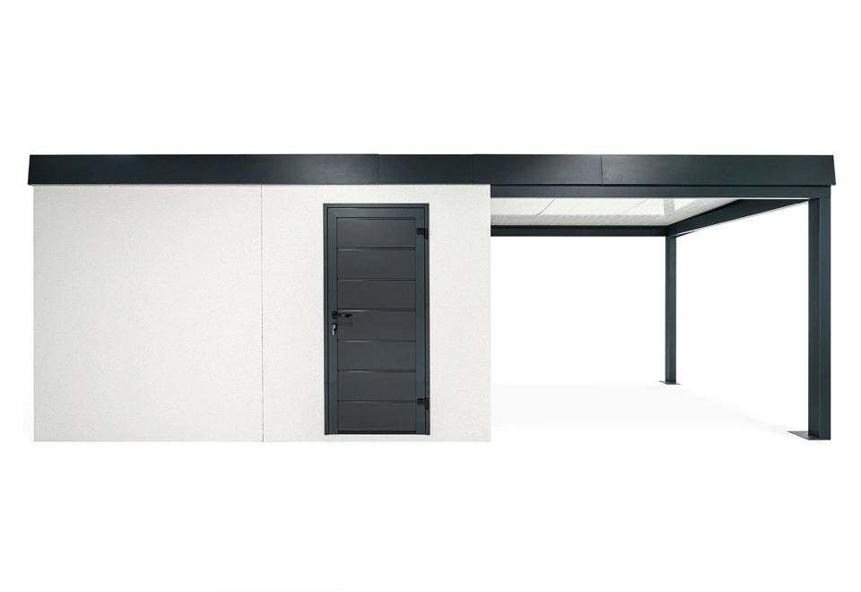 GARDEON® House with Hörmann door and right carport