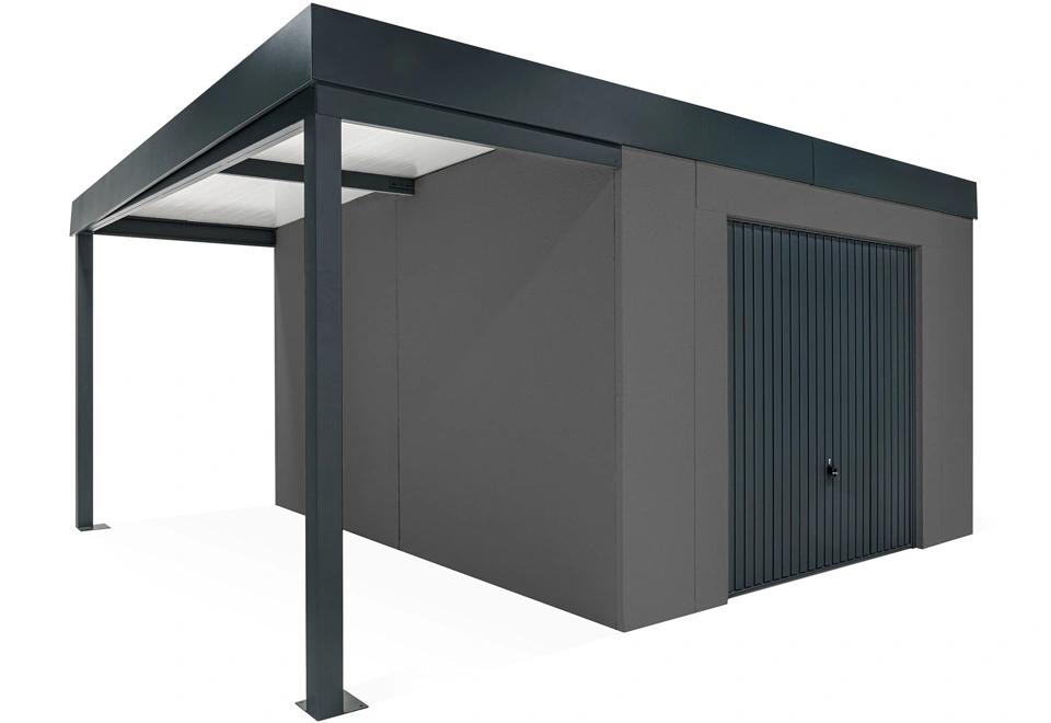 GARDEON® House with Hörmann garage door and carport