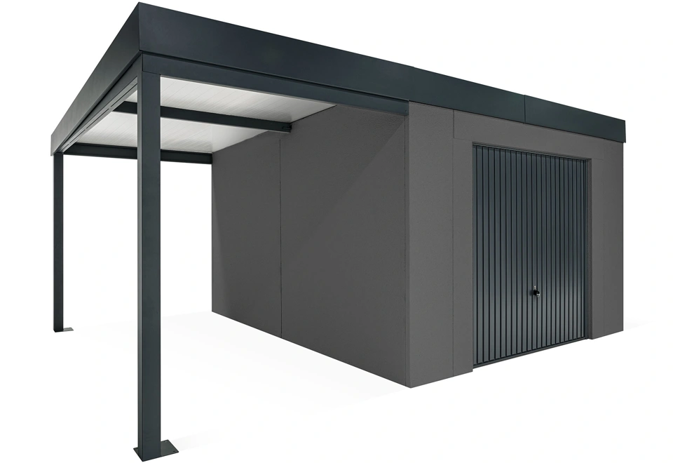 GARDEON® House with Hörmann garage door and carport