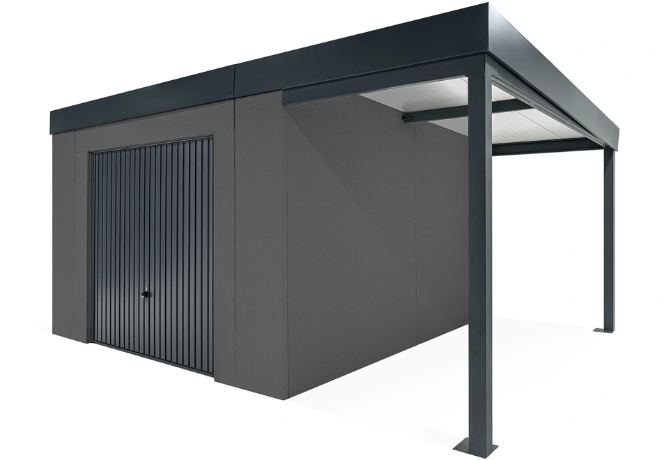 GARDEON® House with Hörmann garage door and carport