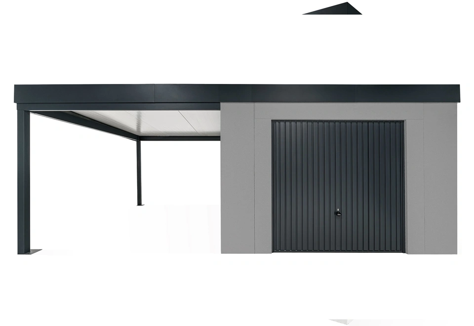 GARDEON® House with Hörmann garage door and carport