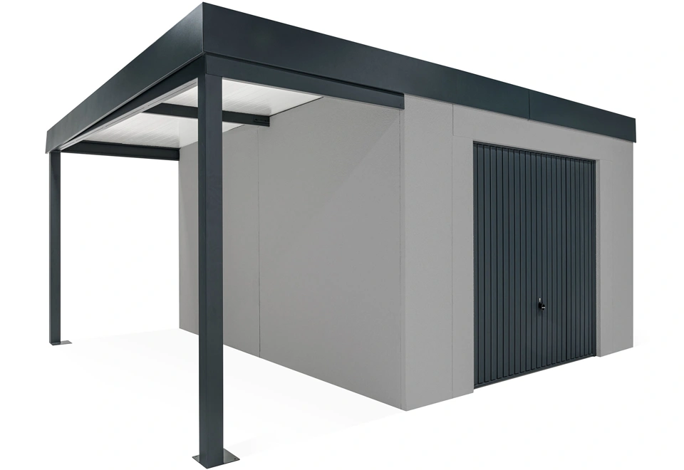 GARDEON® House with Hörmann garage door and carport