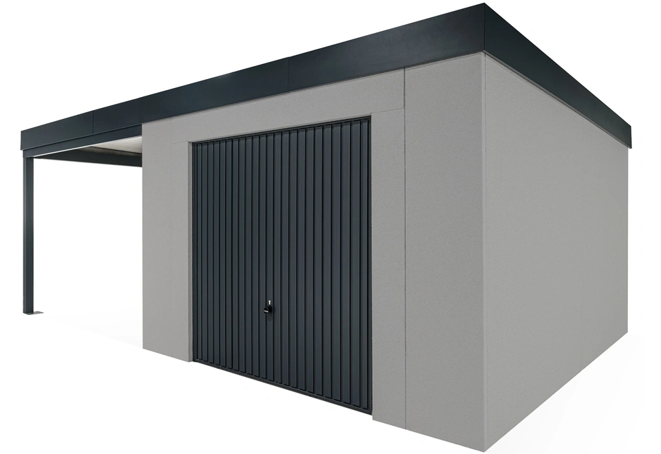 GARDEON® House with Hörmann garage door and carport
