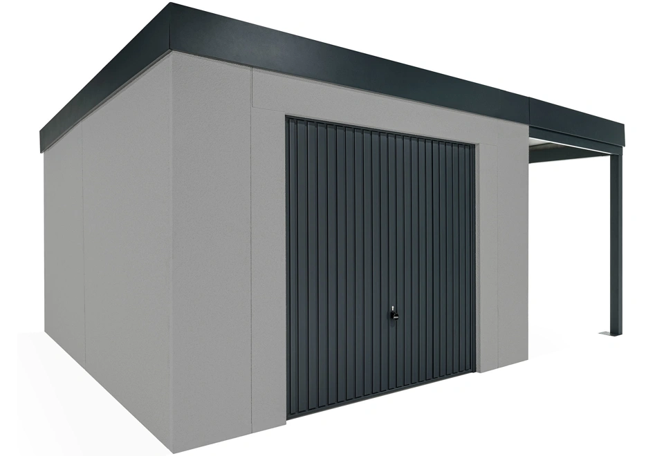 GARDEON® House with Hörmann garage door and carport