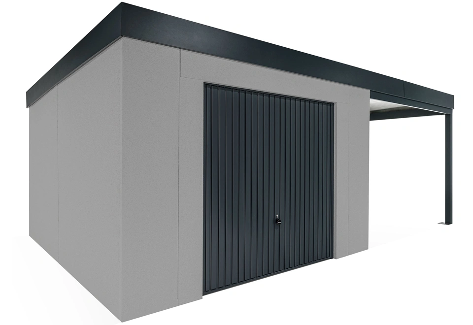 GARDEON® House with Hörmann garage door and carport