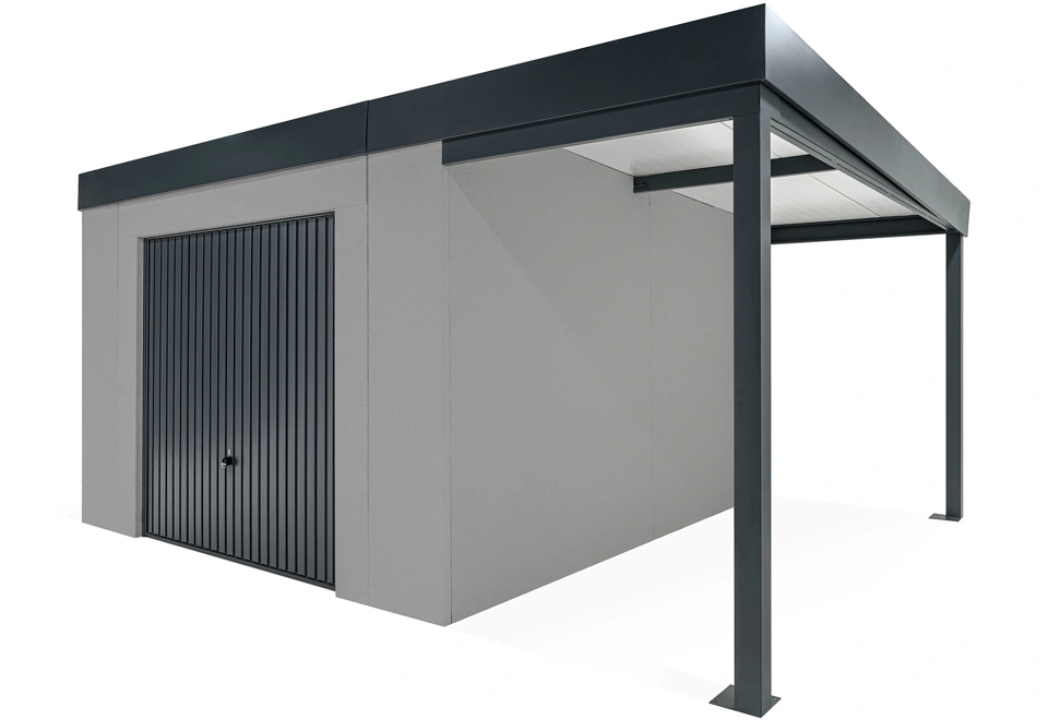 GARDEON® House with Hörmann garage door and carport