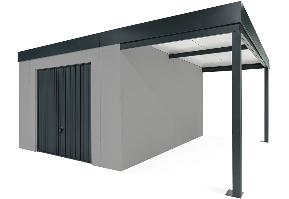 GARDEON® House with Hörmann garage door and carport