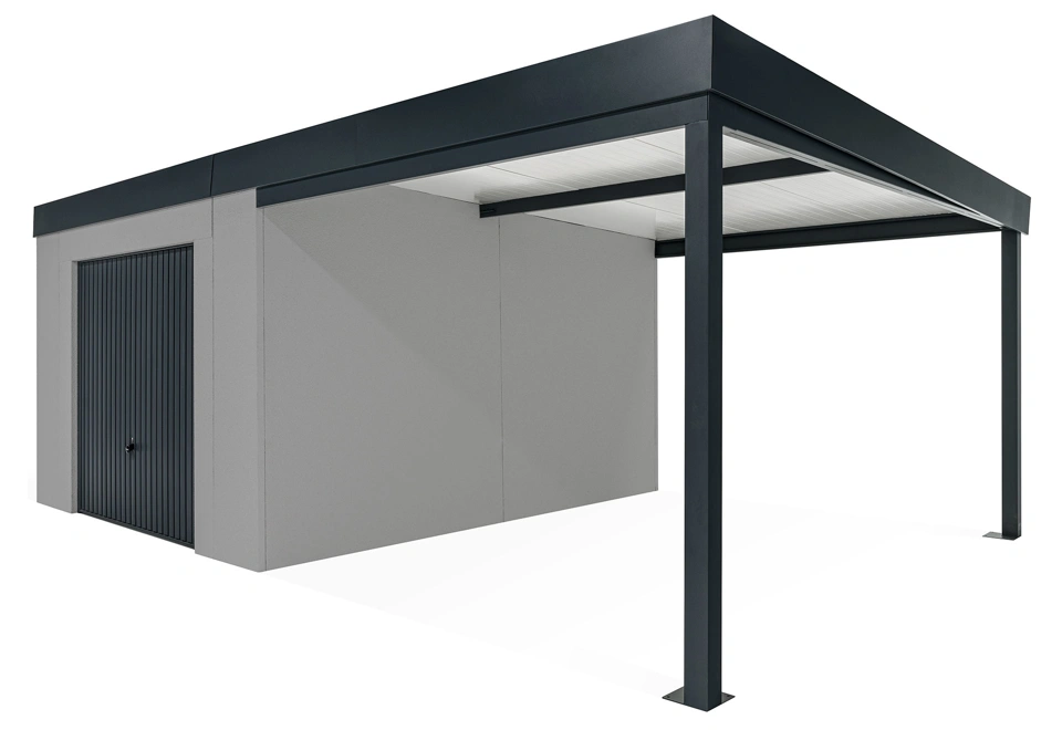 GARDEON® House with Hörmann garage door and carport