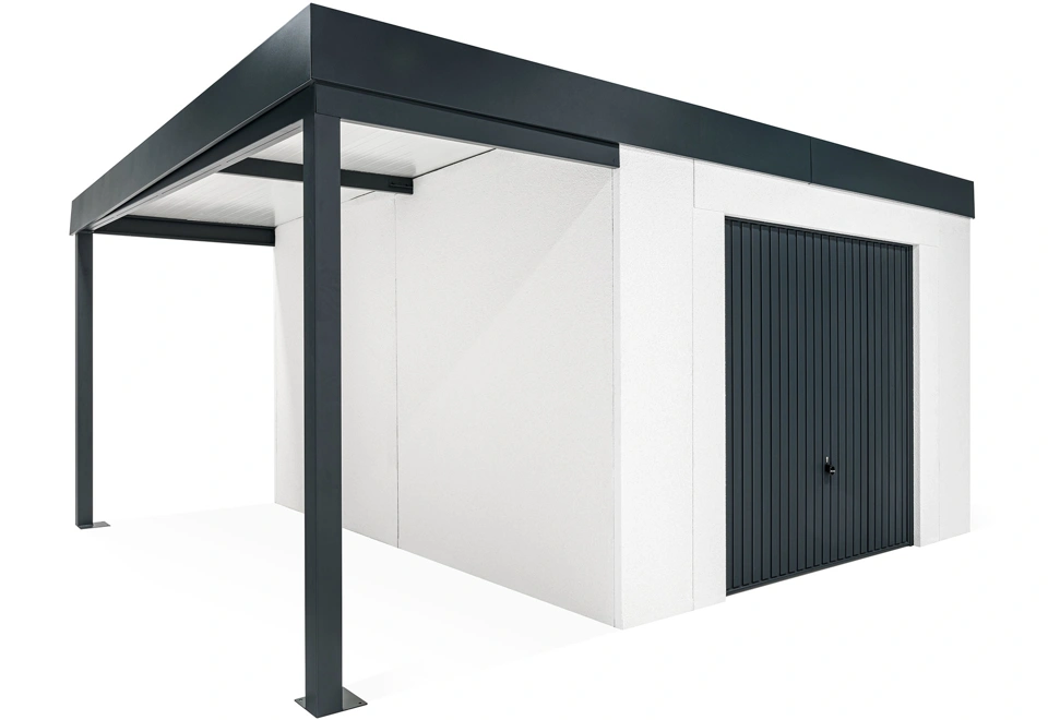 GARDEON® House with Hörmann garage door and carport