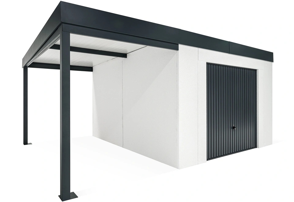 GARDEON® House with Hörmann garage door and carport