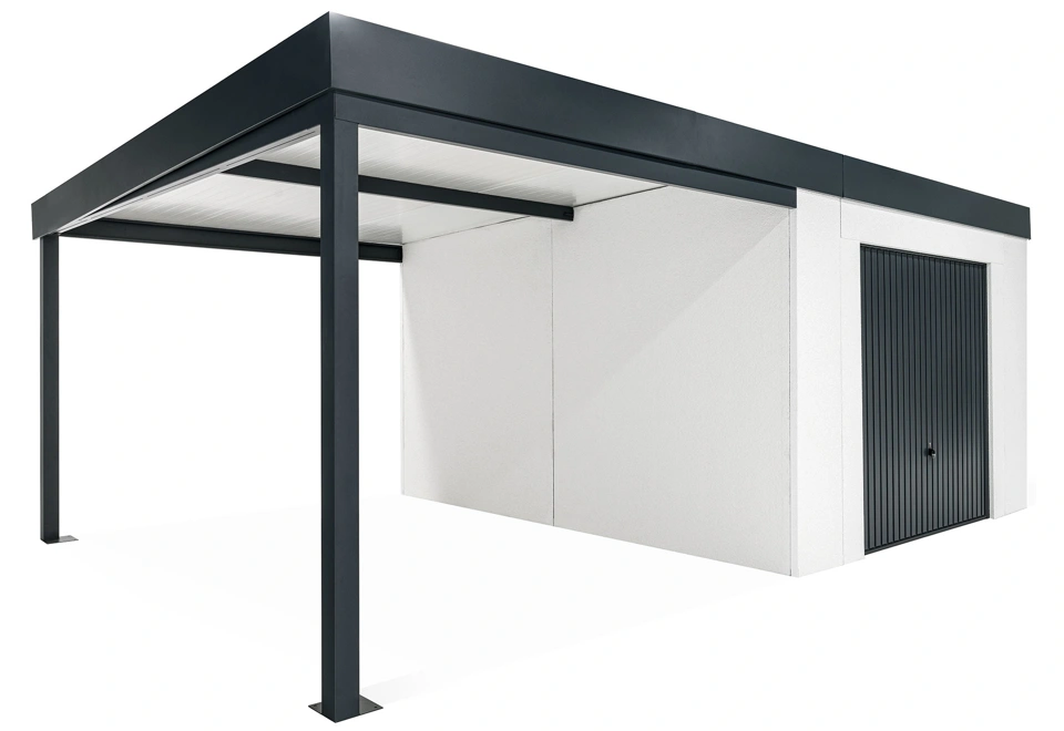 GARDEON® House with Hörmann garage door and carport