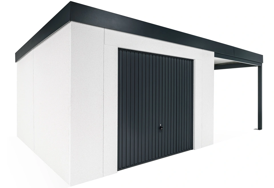GARDEON® House with Hörmann garage door and carport