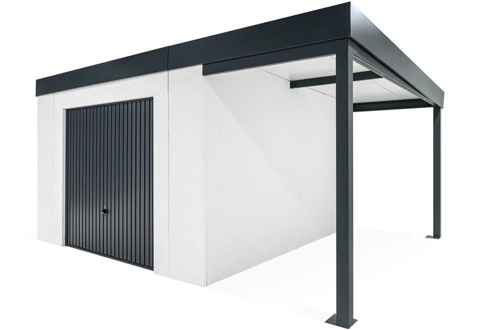 GARDEON® House with Hörmann garage door and carport