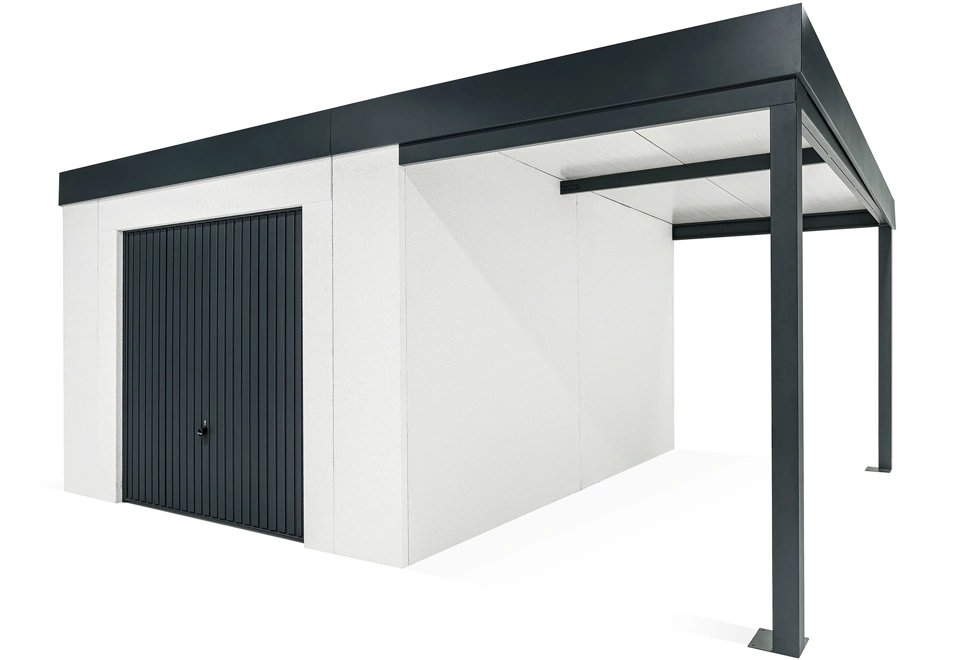 GARDEON® House with Hörmann garage door and carport
