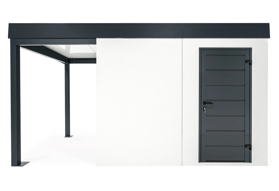 Garden house with Hormann door