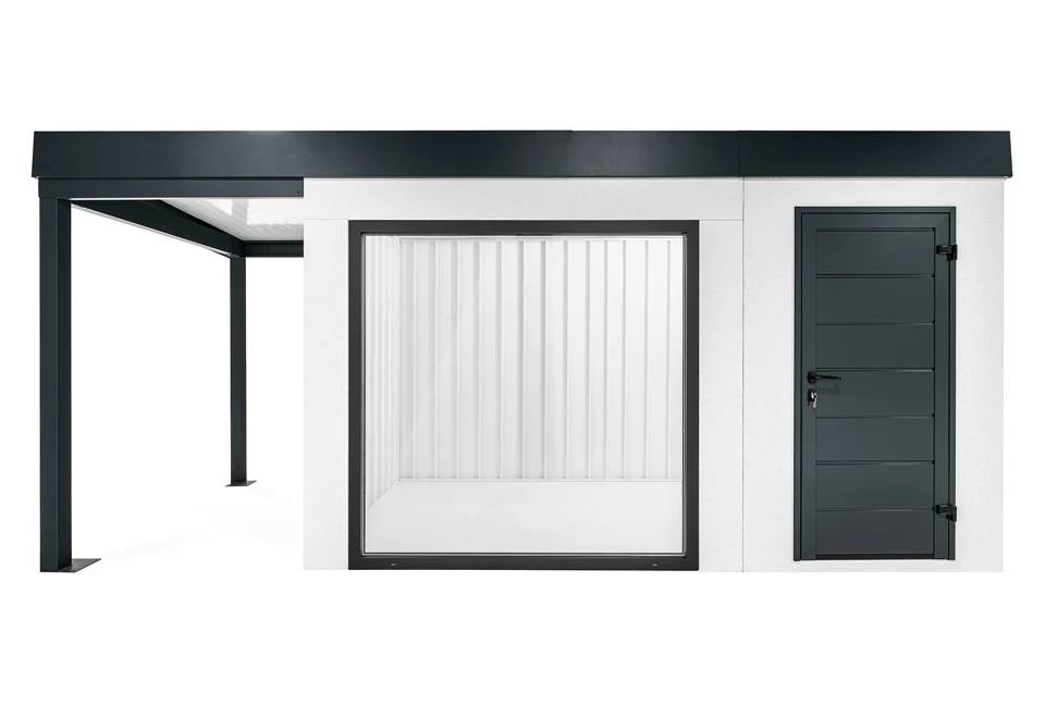 GARDEON® House with panoramatic window and carport