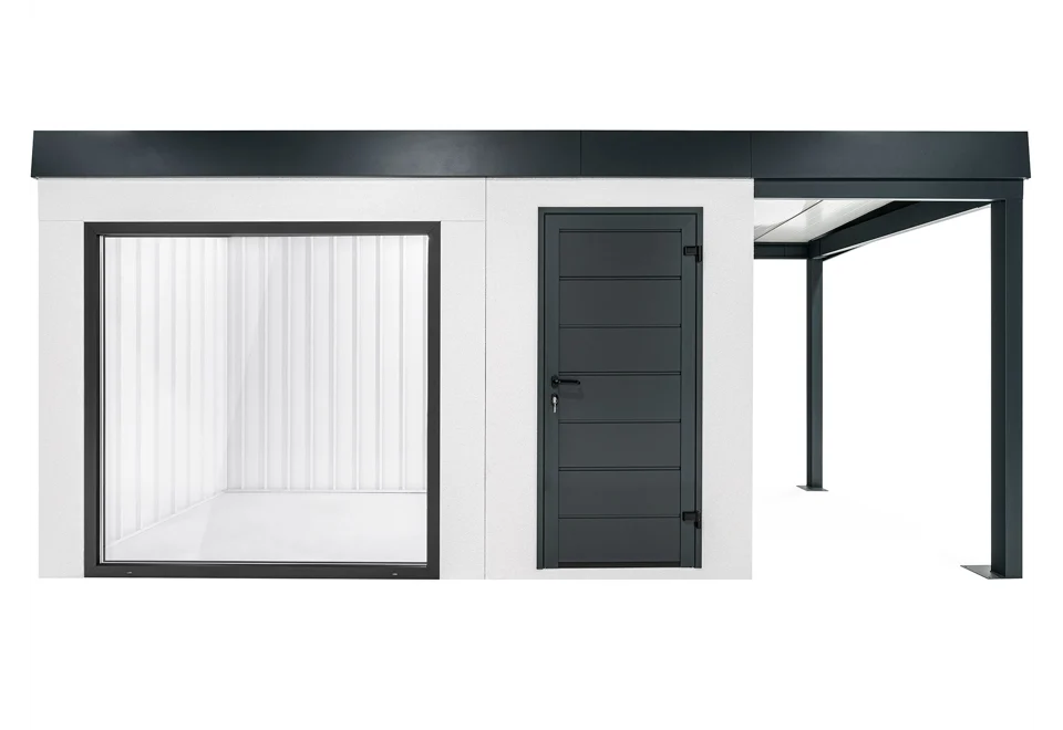 GARDEON® House with panoramatic window and carport