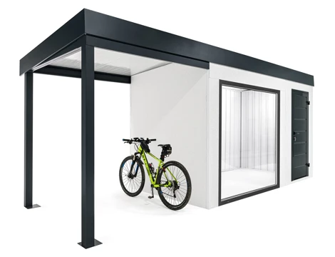 GARDEON® House with panoramatic window and left carport