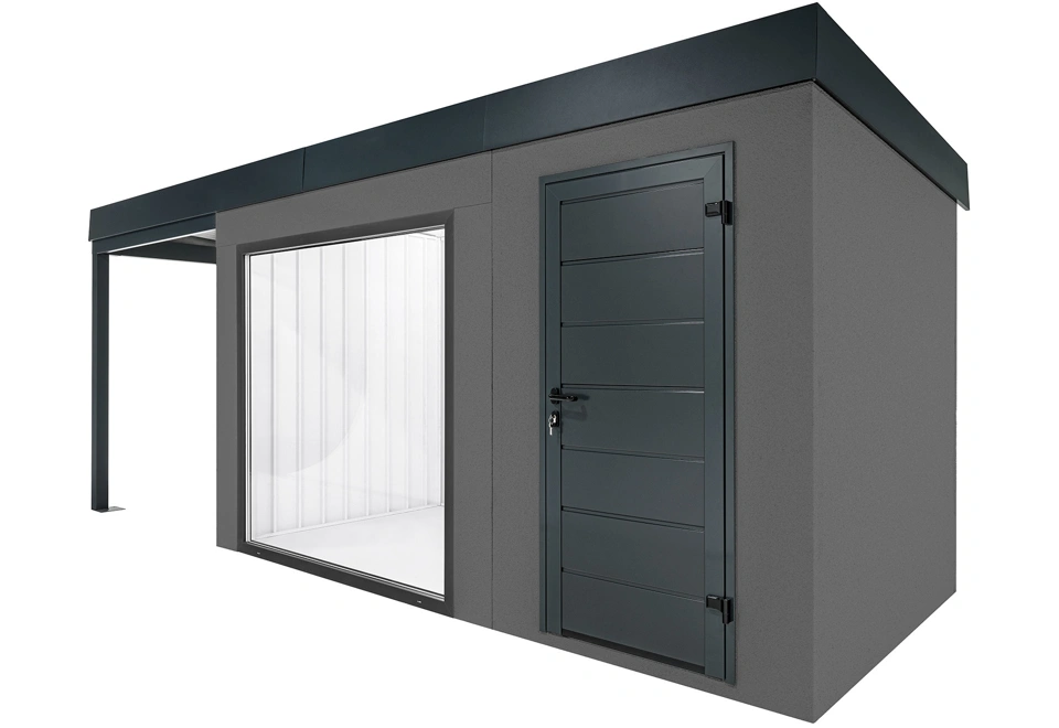 GARDEON® House with panoramatic window and left carport