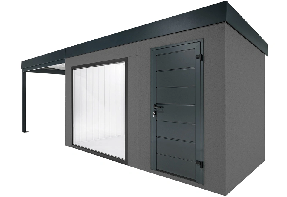 GARDEON® House with panoramatic window and left carport