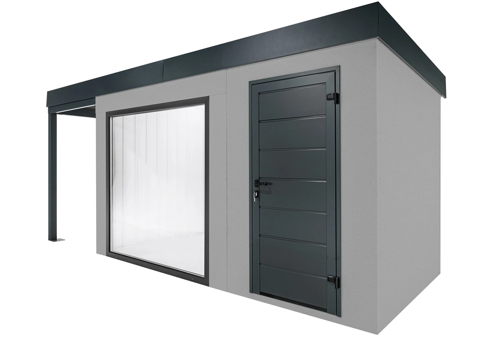 GARDEON® House with panoramatic window and left carport