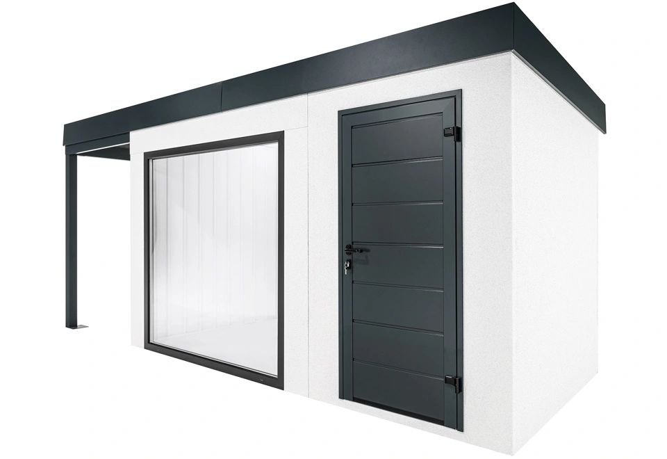 GARDEON® House with panoramatic window and left carport