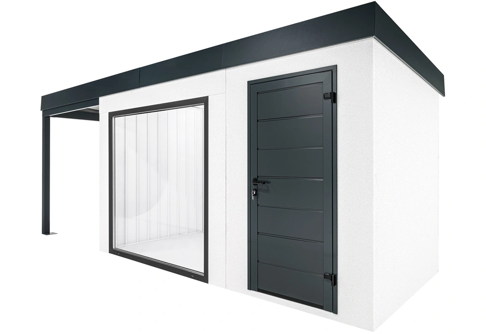 GARDEON® House with panoramatic window and left carport