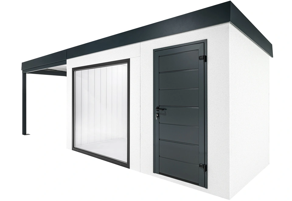 GARDEON® House with panoramatic window and left carport