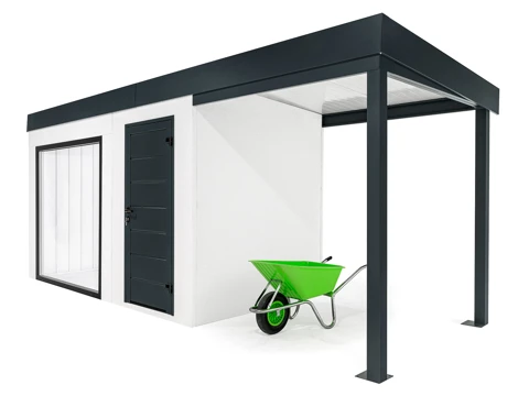 GARDEON® House with panoramatic window and right carport