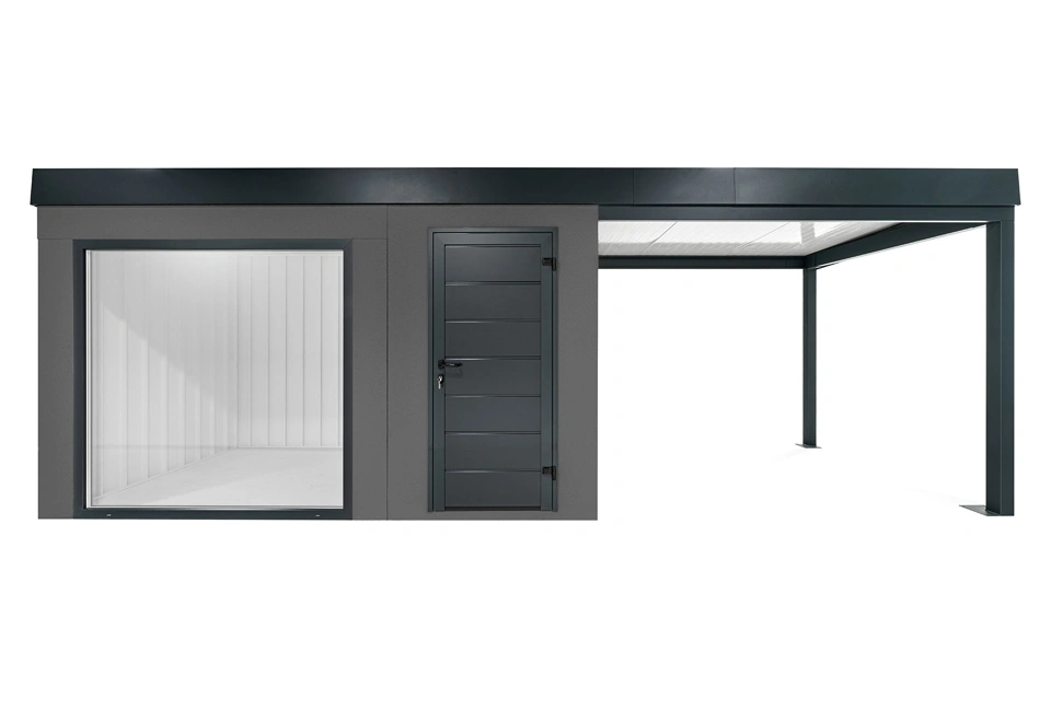 GARDEON® House with panoramatic window and right carport